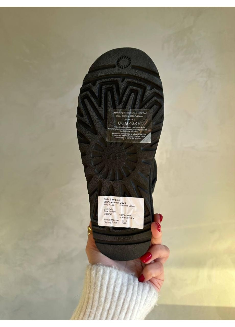 Угги Женские UGG Mini Black (Замша) (366320970)