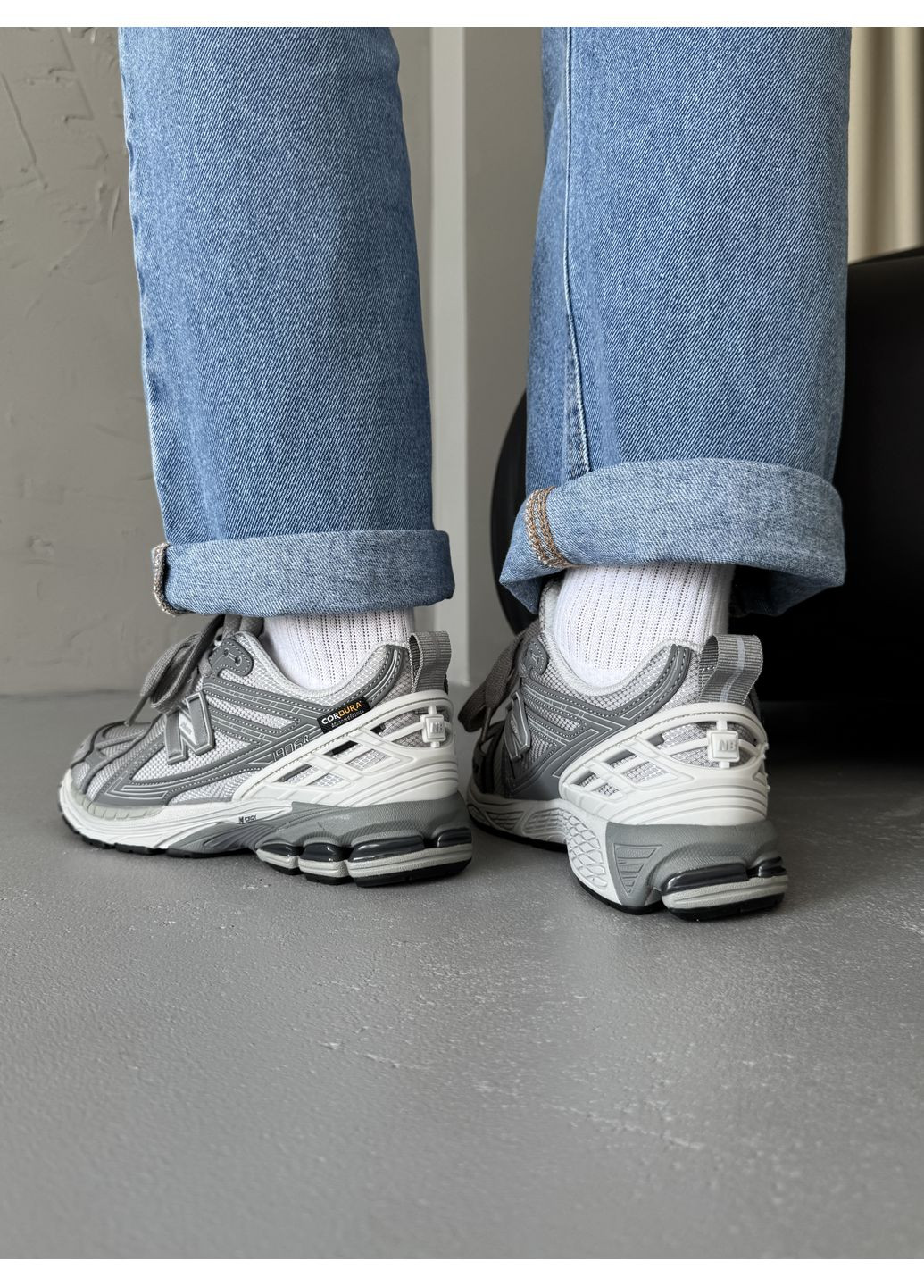 Серые демисезонные кроссовки мужские New Balance 1906R Grey Cordura | Нью Беланс 1906R