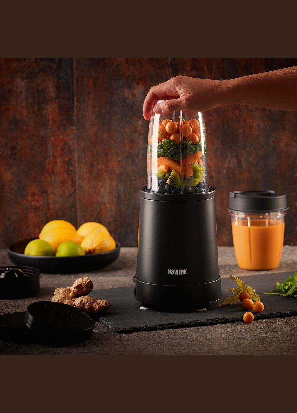 Блендер для приготовления смузи и шейков универсальный N8WERK 800 Вт MaxxMee (292132750)