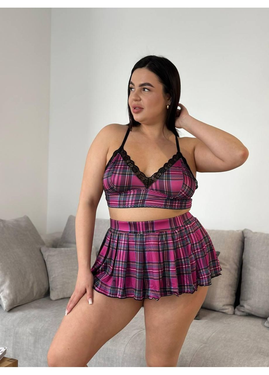 Розовый демисезонный комплект женского нижнего белья хl розовый (do3255) Ghazel