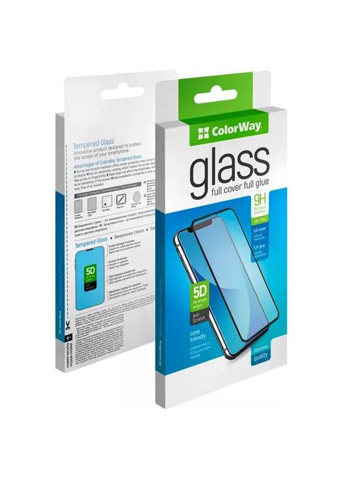 Захисне скло 9H FC glue для Xiaomi Redmi Note 13 Pro Black (CW-GSFGXRN13P-BK) Colorway (308791282)