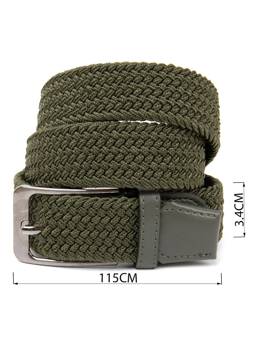 Текстильний чоловічий ремінь класика 20527 Vintage (337353089)