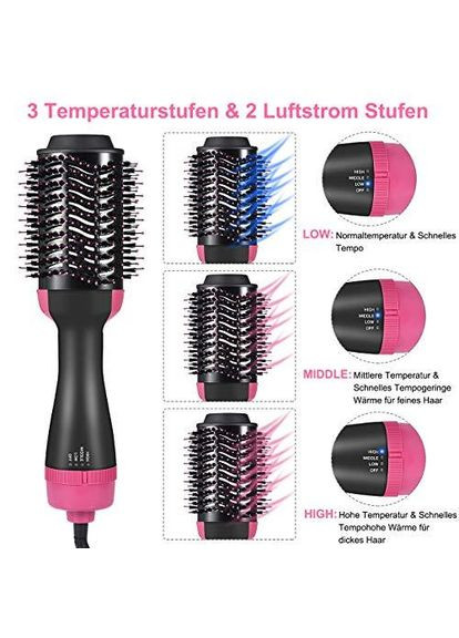 Фен расческа TAILIQI HA063 1000Вт No Brand (354828850)