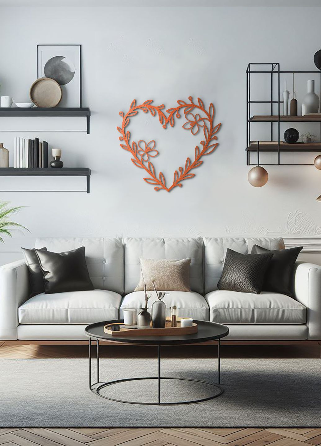 Настенный декор для дома, картина лофт "Влюбленность сердце", декоративное панно 35х40 см Woodyard (292112447)