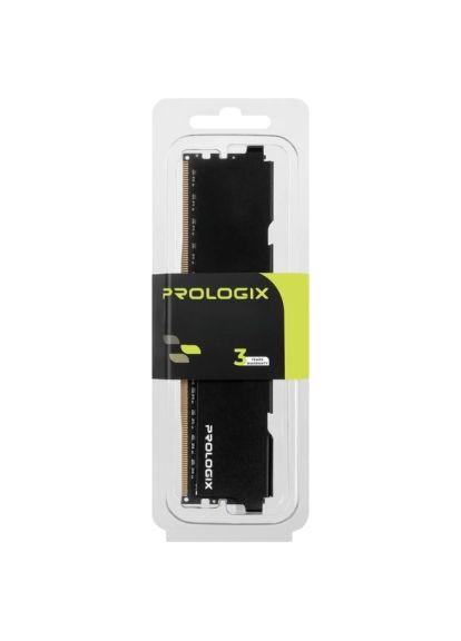 Модуль памяти для компьютера DDR4 16GB 3200MHz Black (PRO16GB3200B4) Prologix DDR4 16GB 3200 MHz Black (366691258)