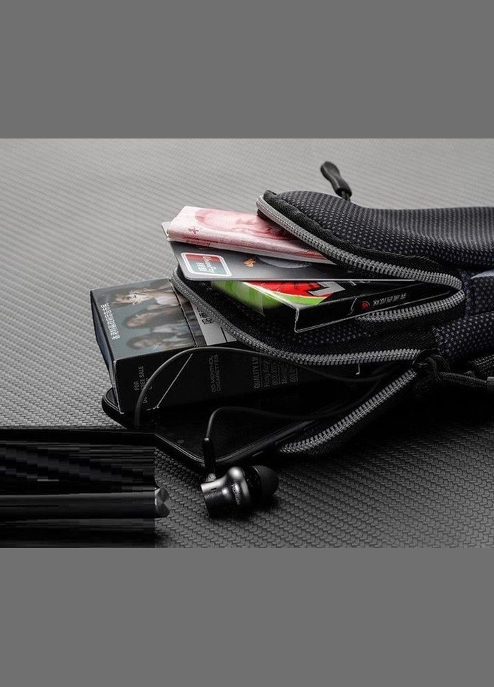 Сумка-чохол на руку для бігу CWa з 2 кишенями 17х9.5 см Чорна (K050580) No Brand (329443989)