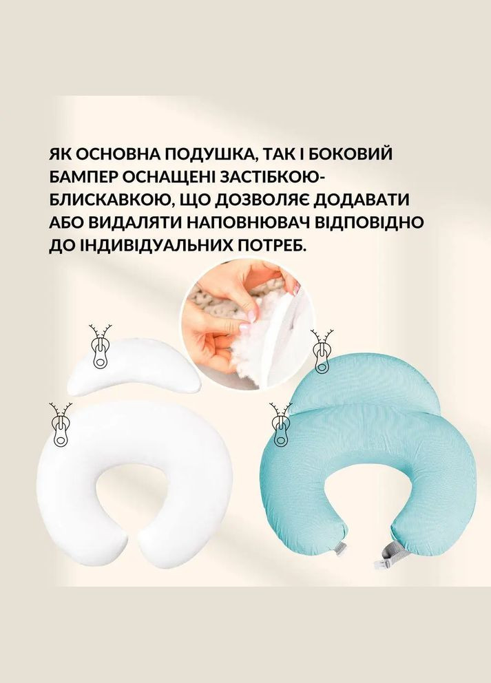 Подушка для кормления 60х70х16 - Диванчик серая мята IDEIA (322112100)