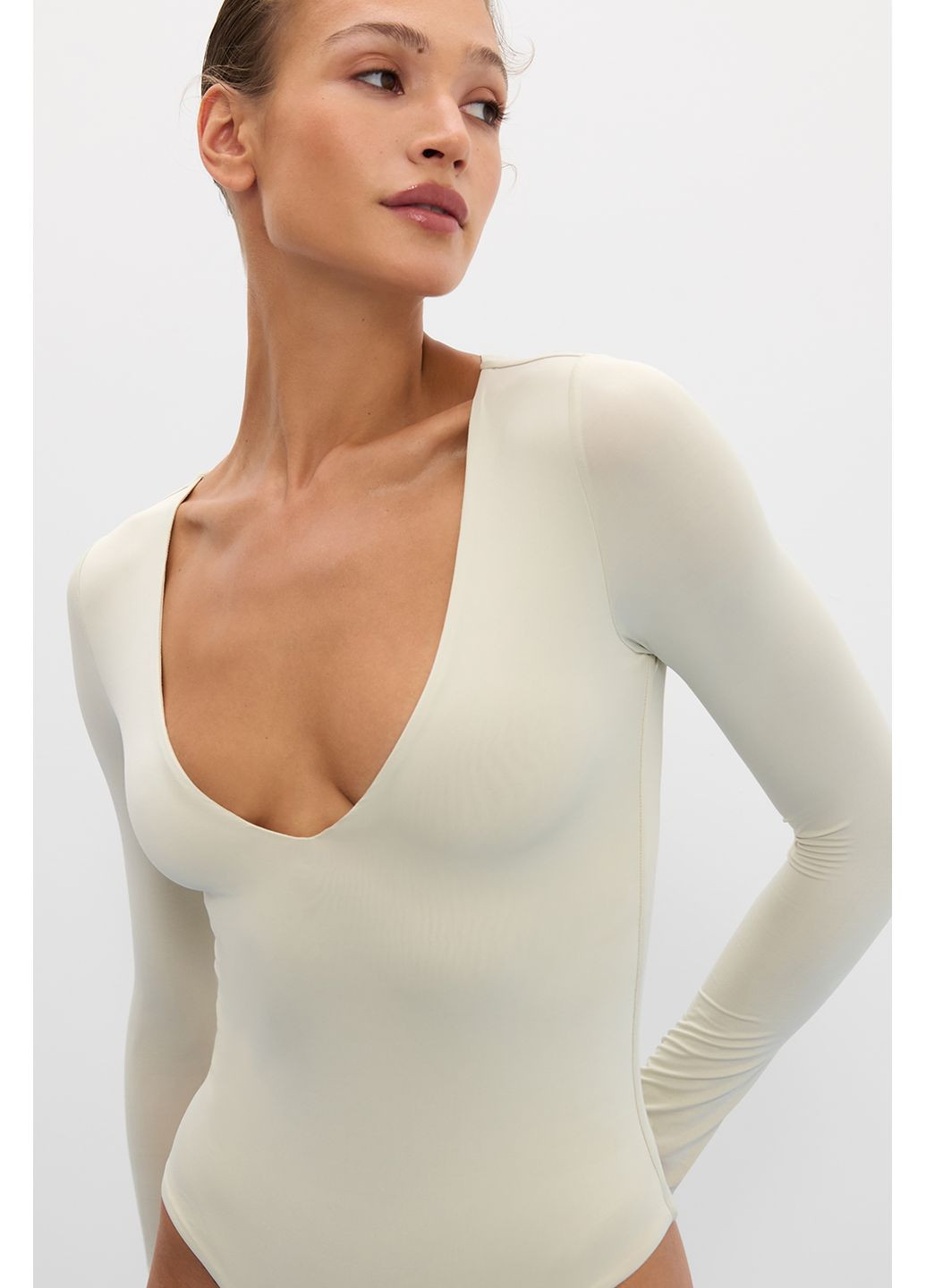 Боди с v-подобным вырезом Шоколадный 659-1 Papaya (354700116)