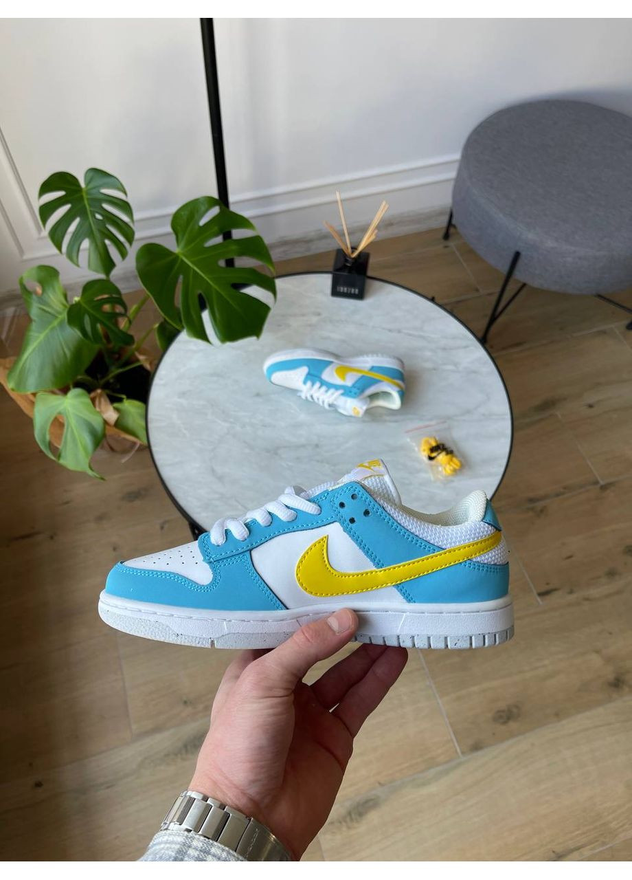 Кросівки жіночі Nike Dunk Low Next Nature GS 'Homer' | Найк сб Данк низькі блакитні No Brand блакитні демісезони (353872816)