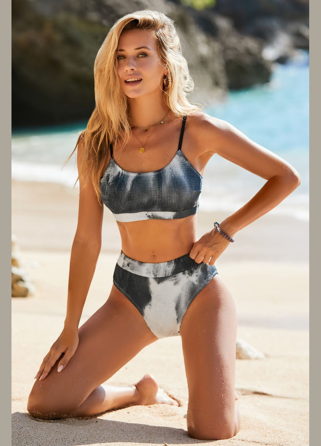 Чорний літній купальник CUPSHE