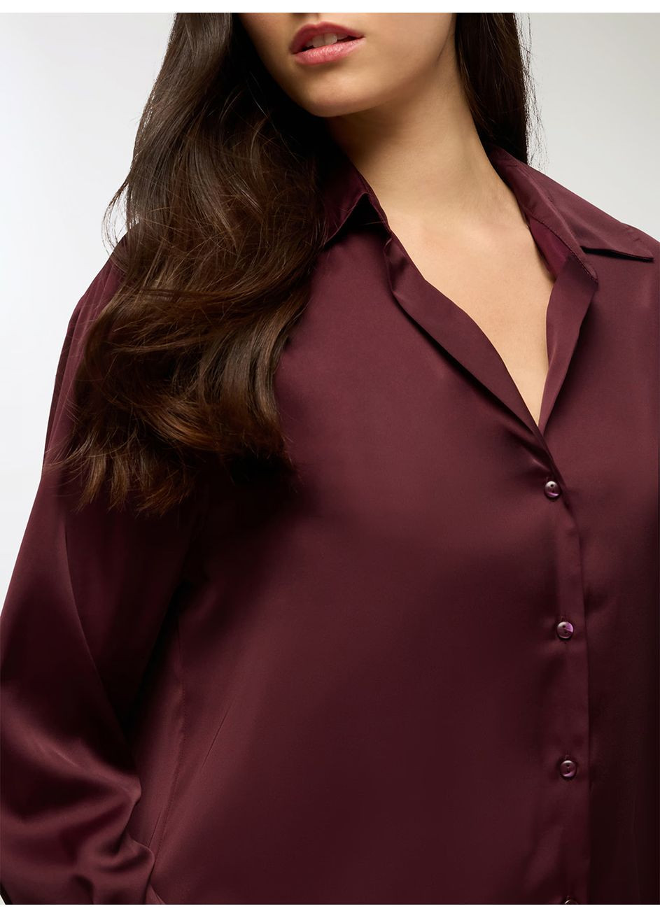 Сливовая блузка женщин Terranova