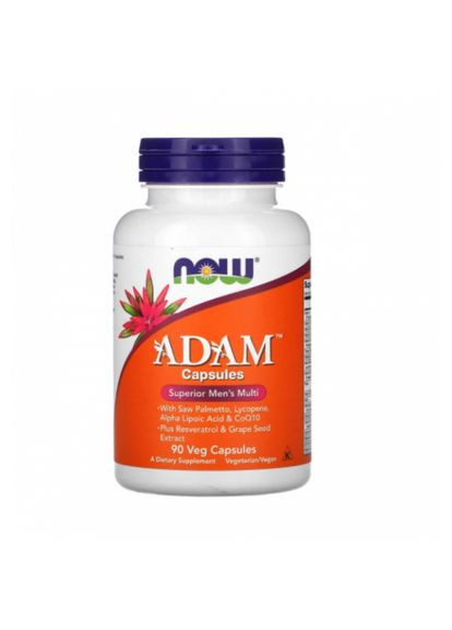 Витамины для мужчин Адам, Adam Men's Multi,, 90 капсул (NOW03878) Now Foods (284711402)