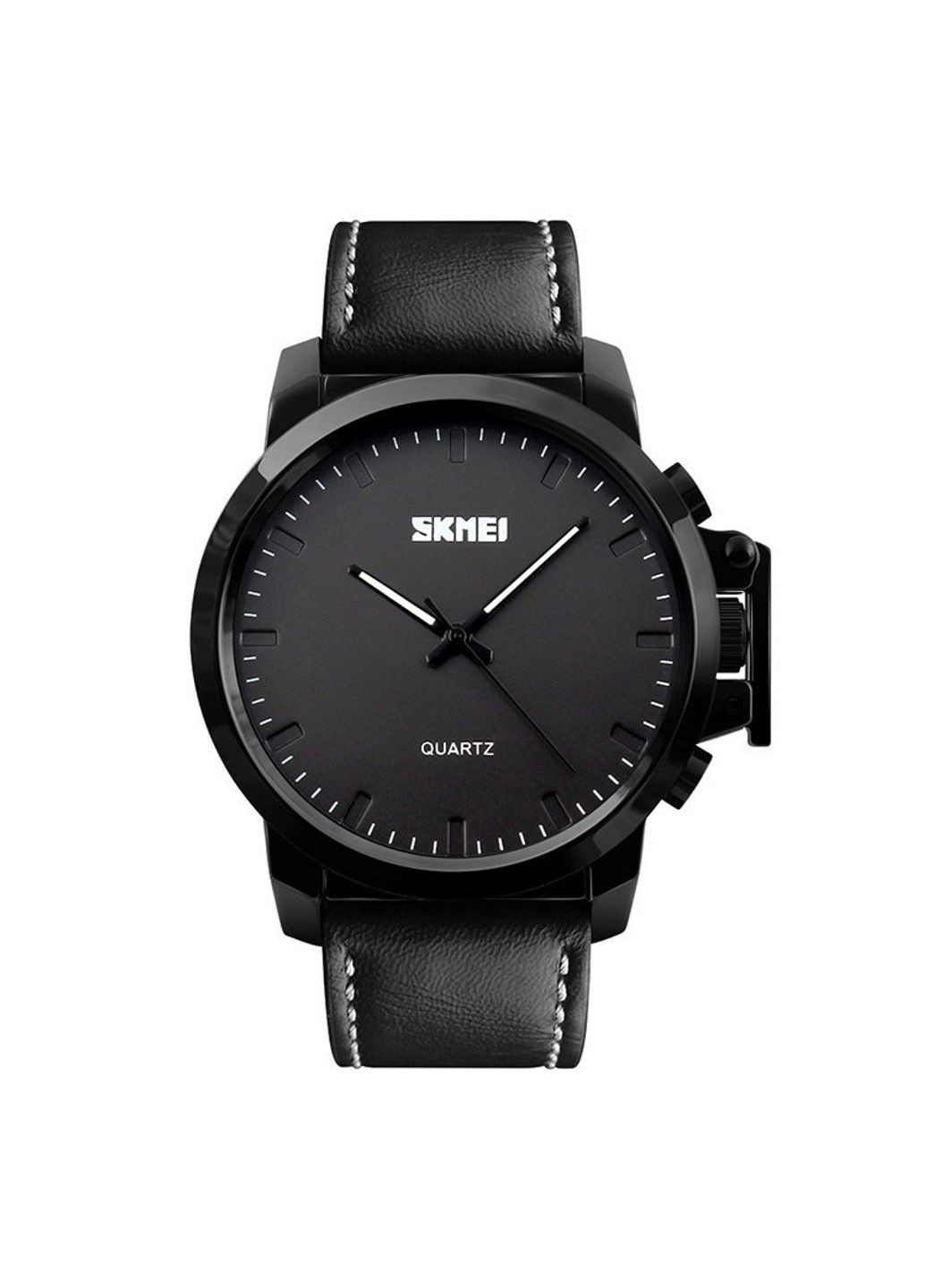 Классические мужские часы 1208 коричневая замша Skmei (313653757)