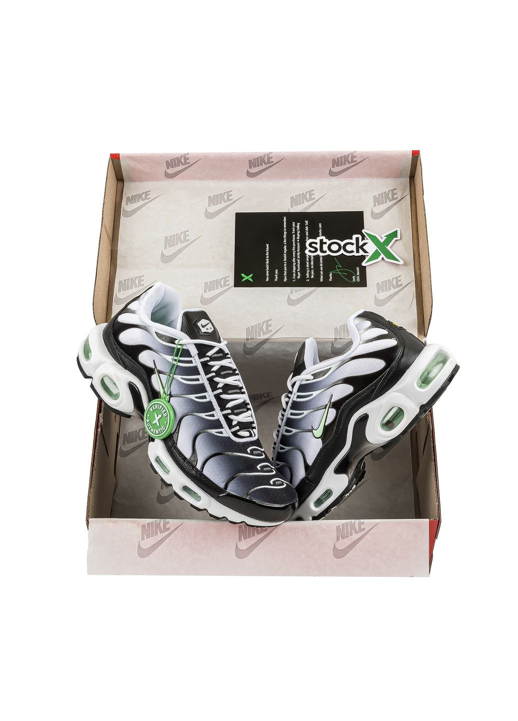 Комбіновані Осінні кросівки чоловічі white black mint green, вьетнам Nike Air Max Plus