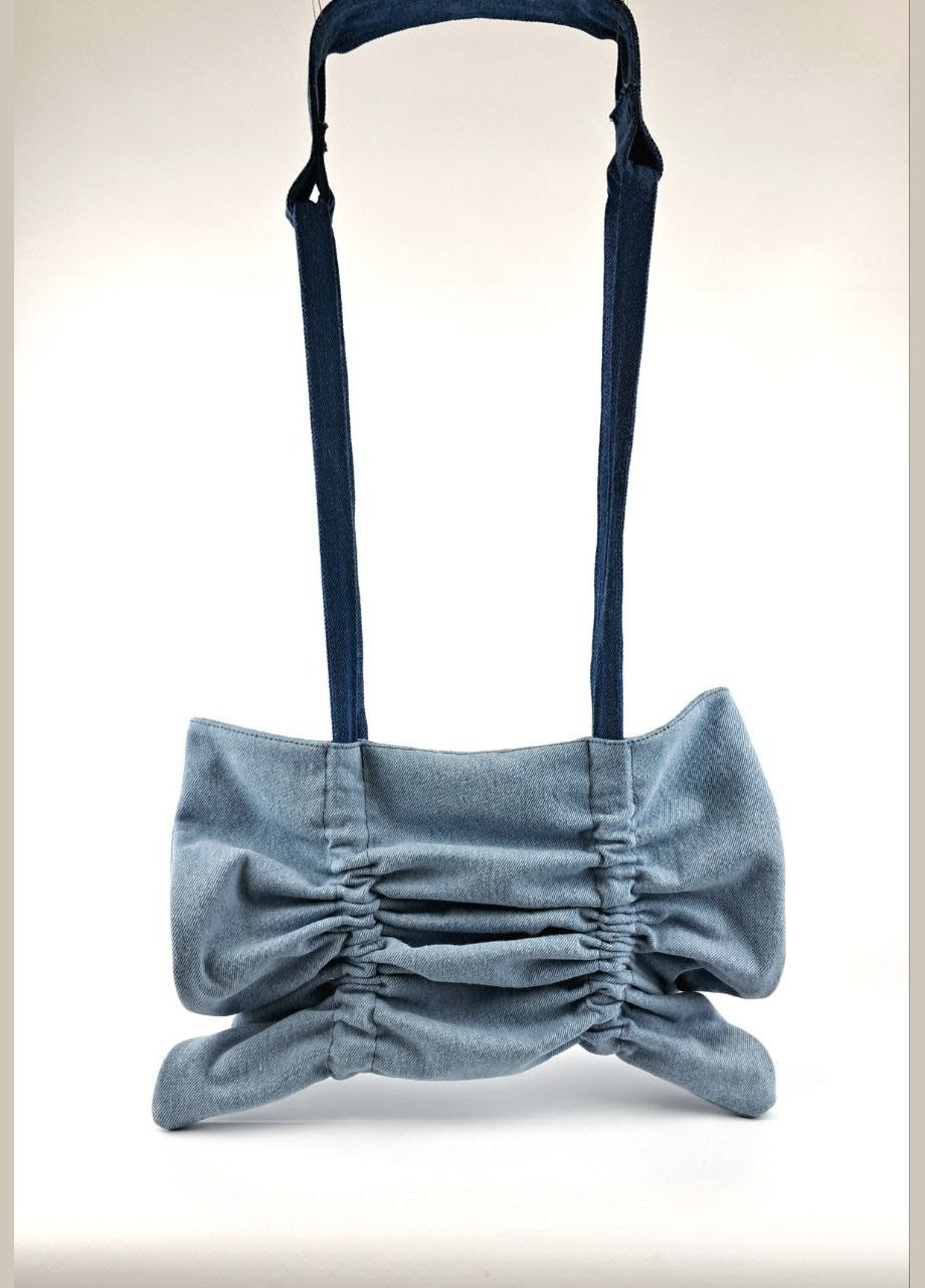 Сумка шопер трансформер джинсова No Brand Шопер (322429366)