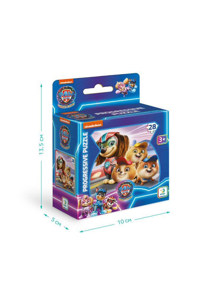 Пазл "Прогрессивные младшие патрульные" 28 элементов Щенок патруль Dodo (338425488)