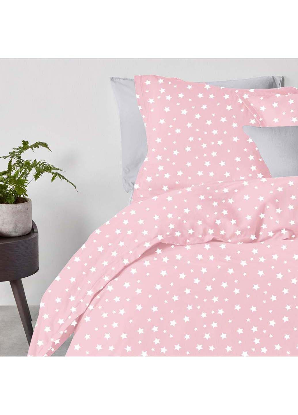 Євро постіль з простирадлом на гумці Starfall 200х220 см Cosas (307387284)