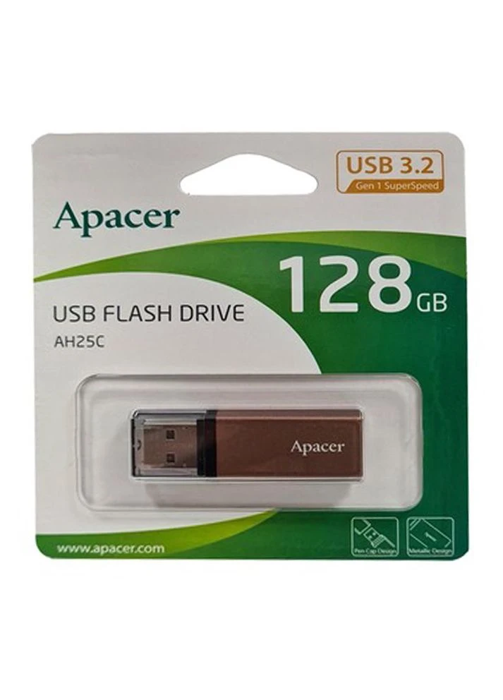 Флеш-накопичувач USB 3. 2 Gen 1 AH25C 128GB Bronze Apacer (370613659)