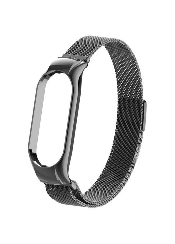Ремінець Milanese Loop Design для Xiaomi Mi Band 8 / Band 9 (China) / 10 Black No Brand (361078073)