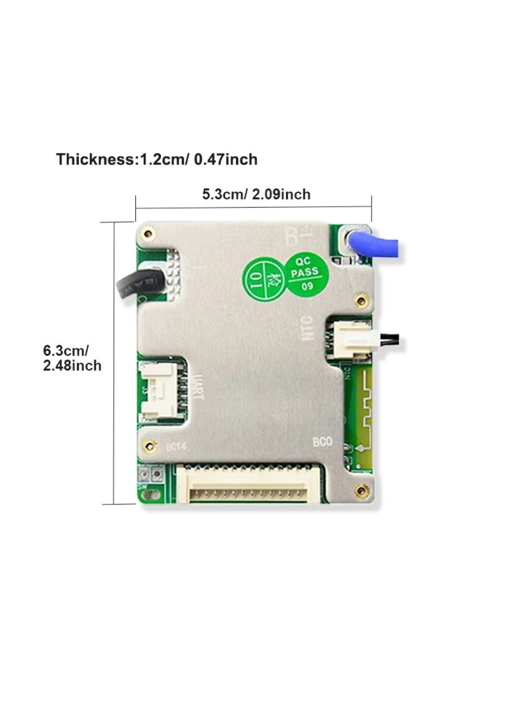 Смарт JBD 7S-14S 50А Li-ion Розумна з блютуз-керуванням BMS (372505363)