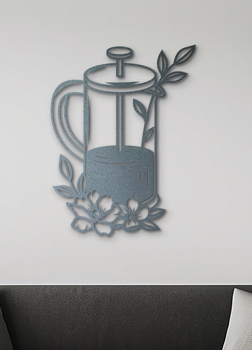 Деревянная картина на кухню, декоративное панно из дерева "Заварщик", стиль лофт 30х23 см Woodyard (292013269)