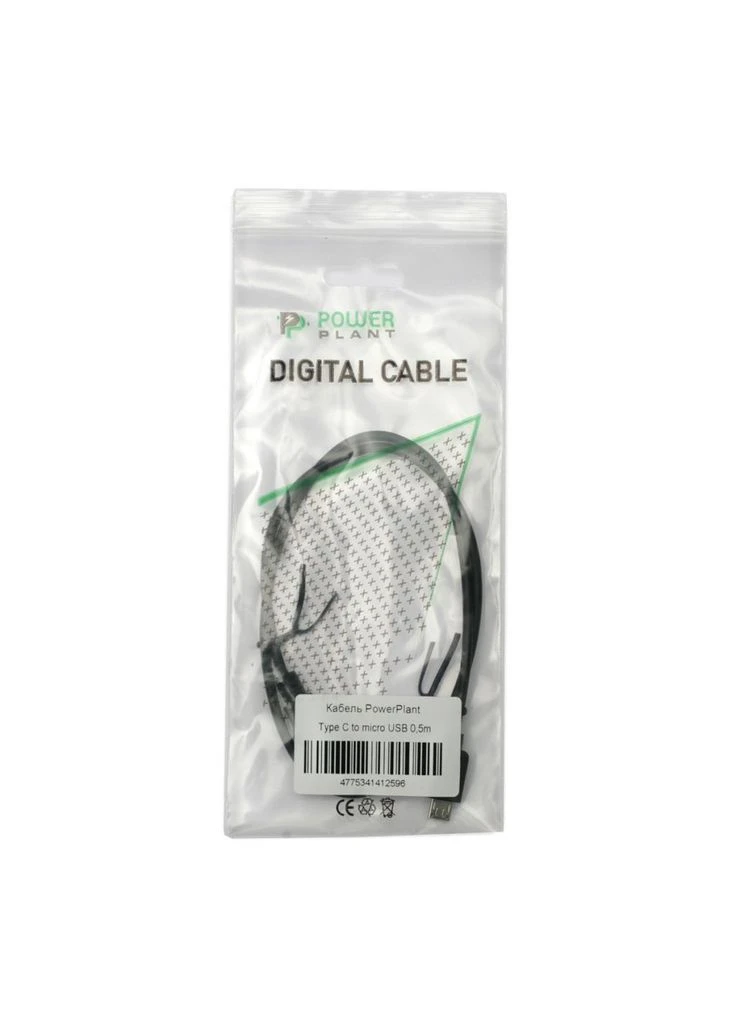 Дата кабель USB-C to MicroUSB 0.3m USB3.0 (KD00AS1259) PowerPlant (382079351)