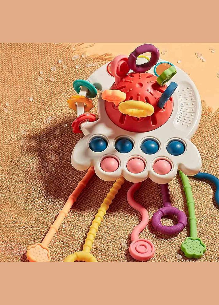 Игрушка для развития мелкой моторики осьминог (NR0258_1) No Brand (327416719)