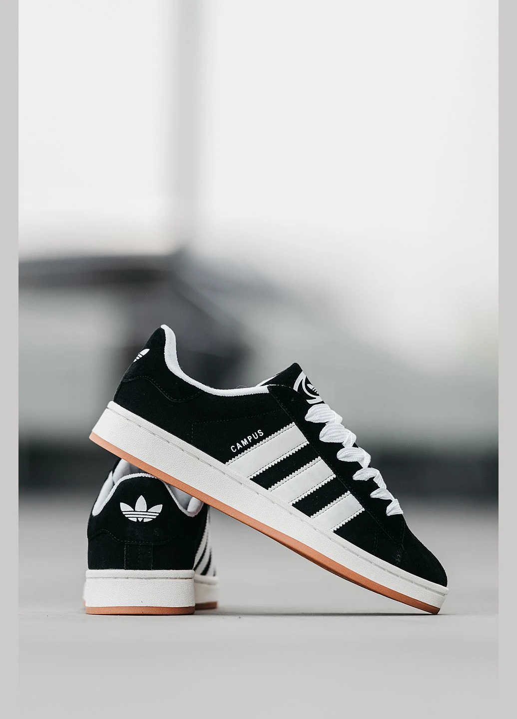Кроссовки женские и мужские Adidas Campus 00s black | Адидас Кампус черные No Brand чёрные всесезоны (315155272)