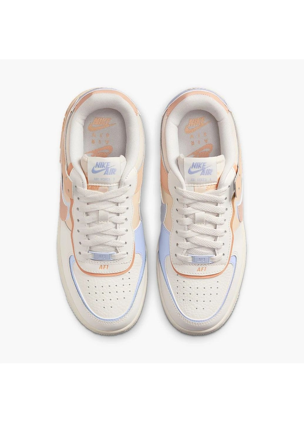 Кроссовки женские Air Force 1 Shadow White/Peach Nike белые (364836461)