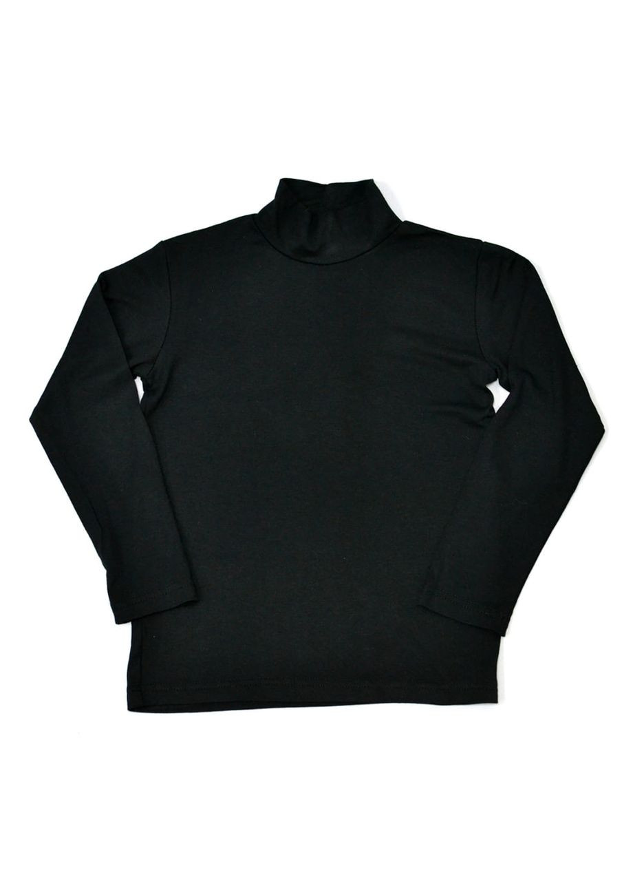 Гольф детский черный подростковый | 95% хлопок | Размер 158 | Элегантный топ для девочки Piccolo (322295640)