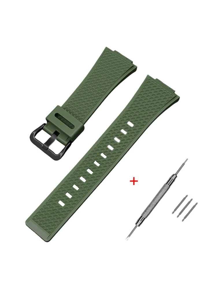 Ремешок для G-Shock GA-100/110 Army Green BK No Brand (387401100)
