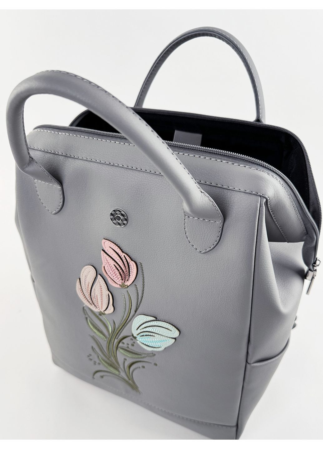 Яскравий дует - рюкзак та шопер 250315 світло-сірий '' Alba Soboni (353302914)