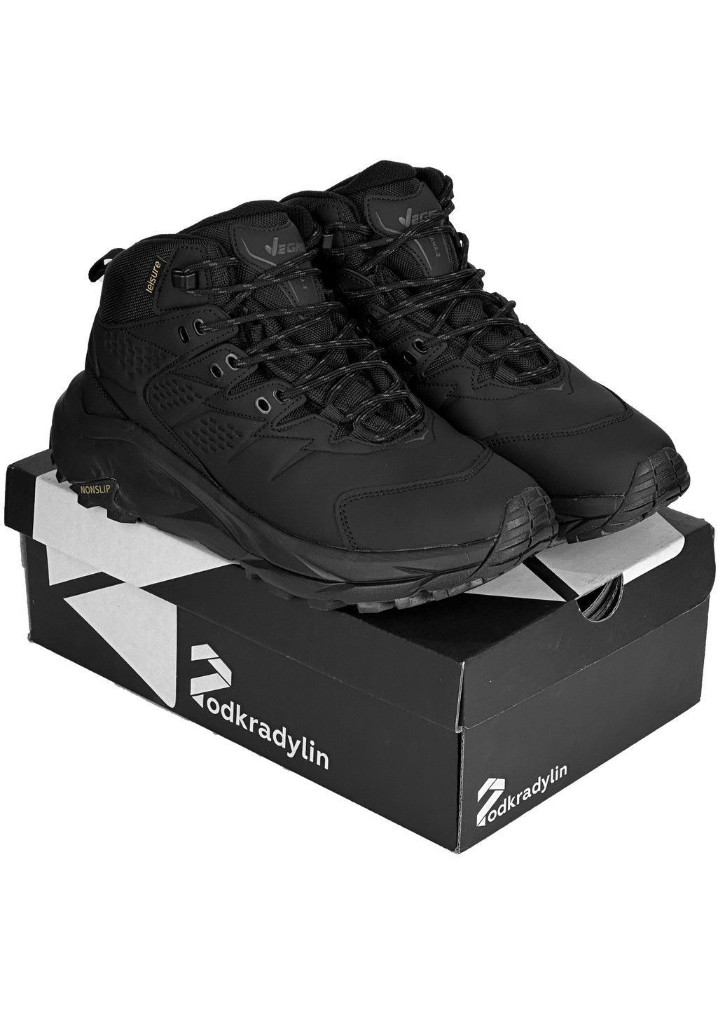 Черные зимние зимние ботинки vegas черные Stilli