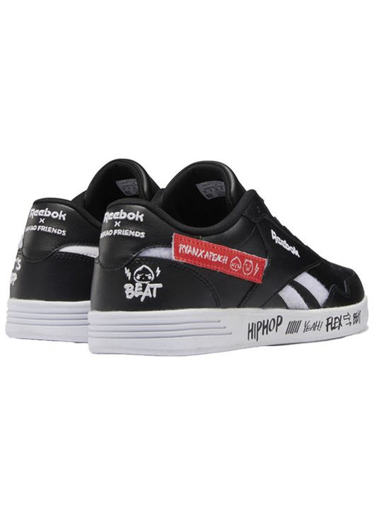 Черные женские кеды Reebok