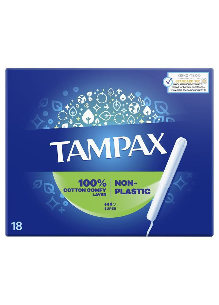 Гігієнічні тампони Super Duo 18 шт Tampax (366031598)