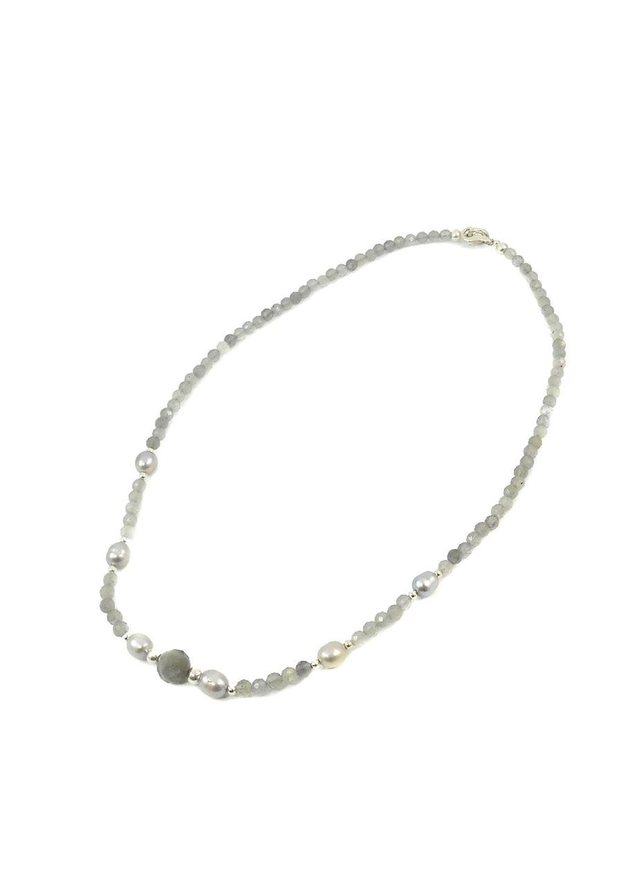 Ожерелье "Осака" Лабрадор, Жемчуг Fursa fashion (322444618)