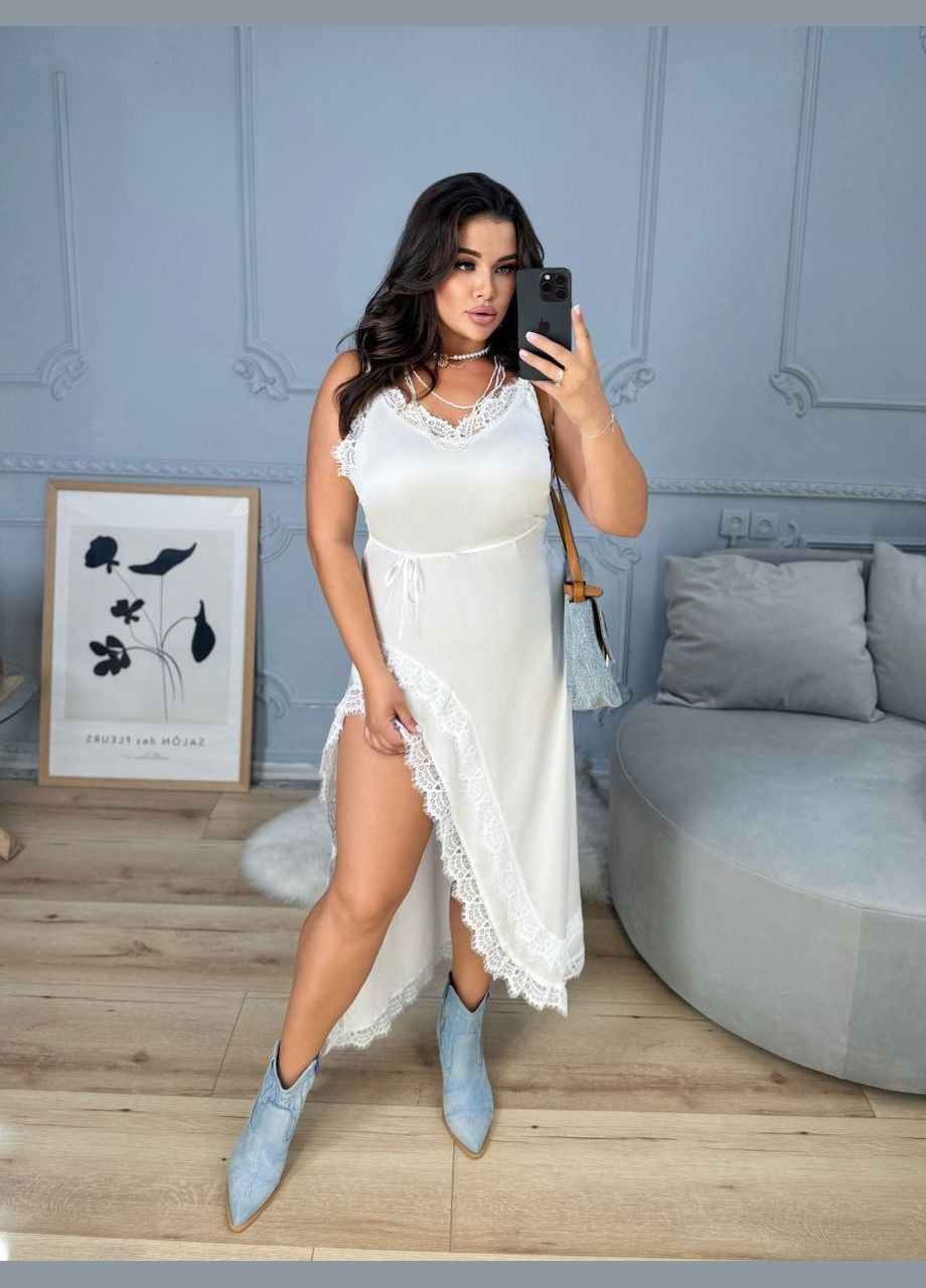 Молочна святковий, вечірня сукня Україна однотонна