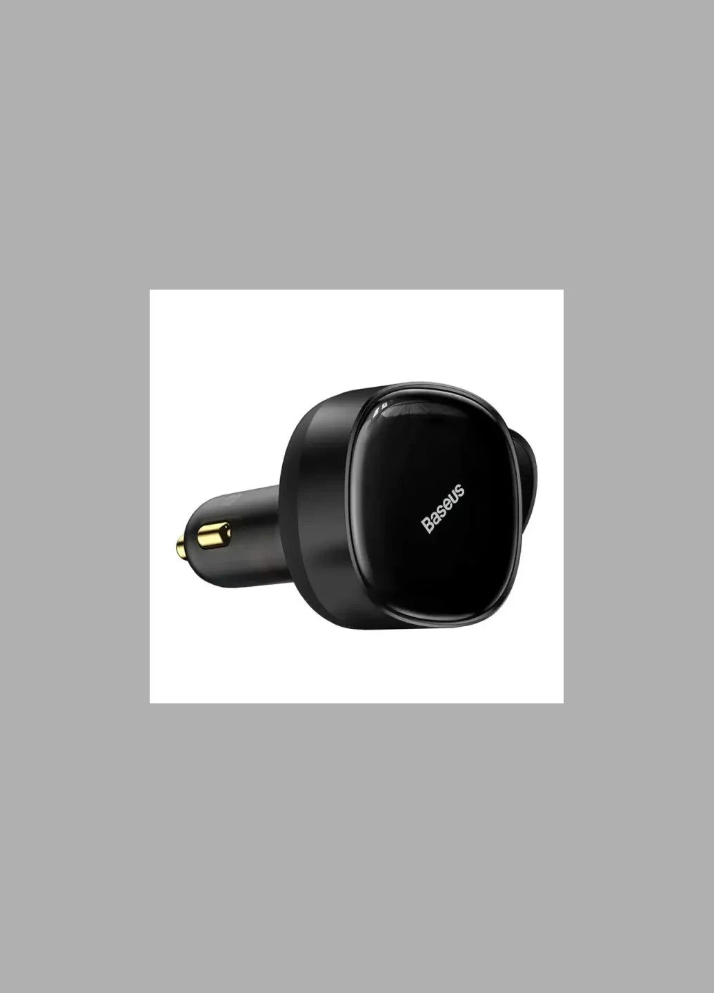 Автомобільний зарядний пристрій Enjoyment Retractable 2-in-1 Car Charger Type-C+Type-C 33W C00035500111-00 Black Baseus (304531111)
