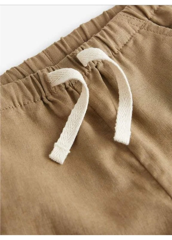 Шорты льняные Linen/Tan Brown, Размер Next Trend 6933~01, Розмір 122 см (341264216)