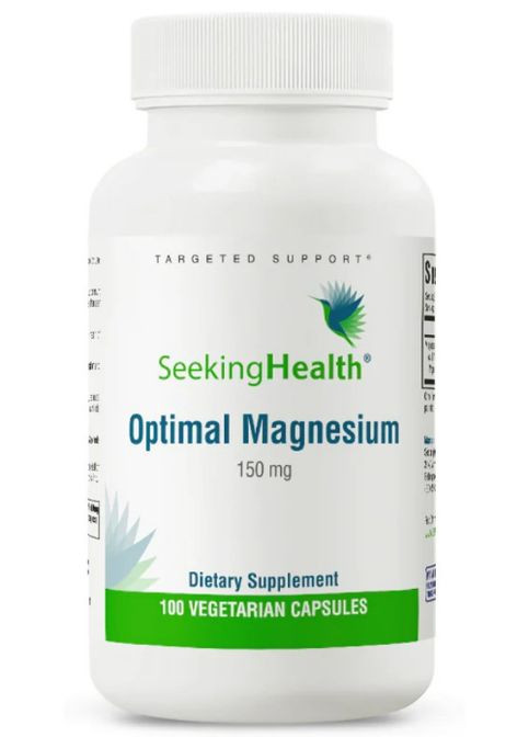 Optimal Magnesium 150 mg 100 Veg Caps Seeking Health (330752293)