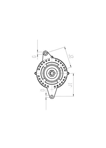 Генератор ГЕНЕРАТОР 111154 CN CG 111154 Cargo (391726766)