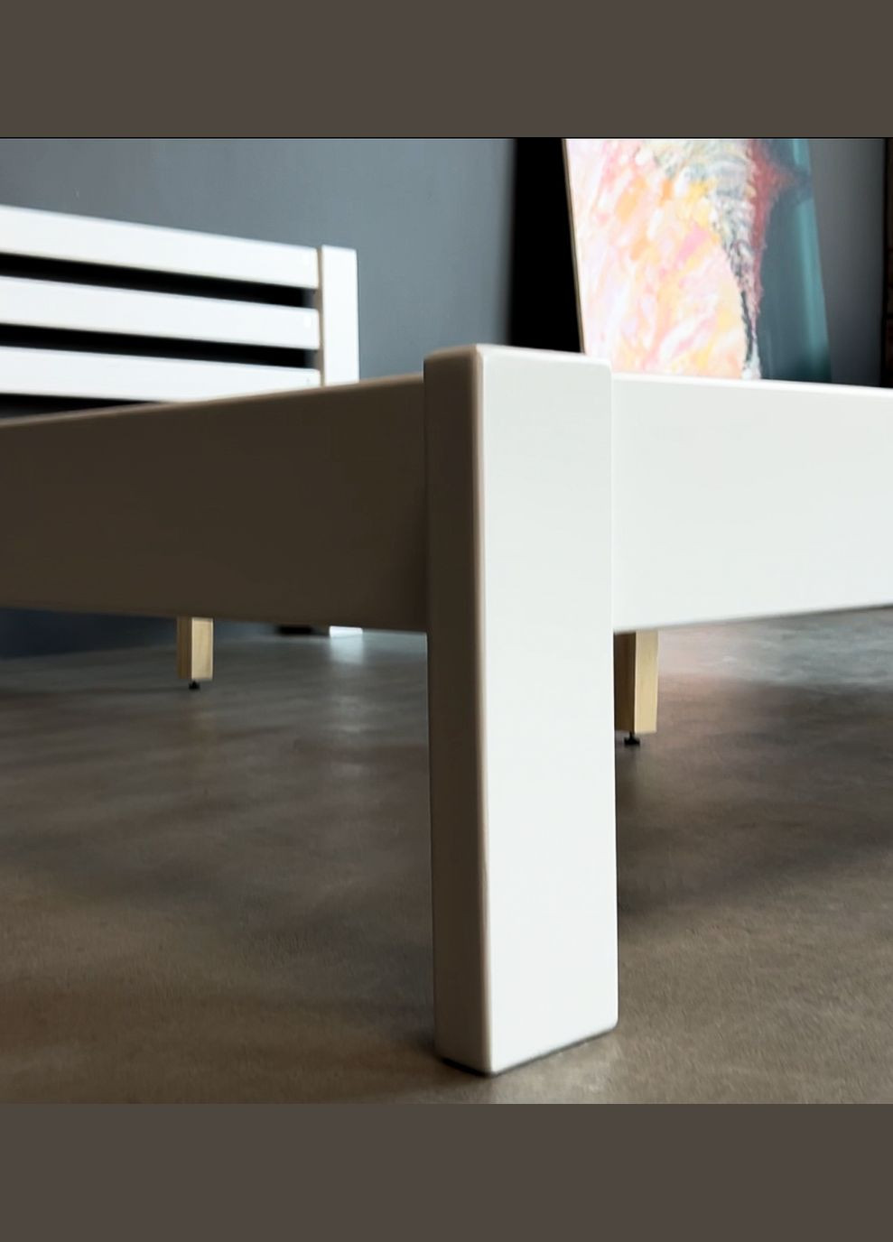 Односпальная деревянная кровать Колумбия (S3050G70Y) 80х190 см (MBG-14621) Mebigrand (366085145)