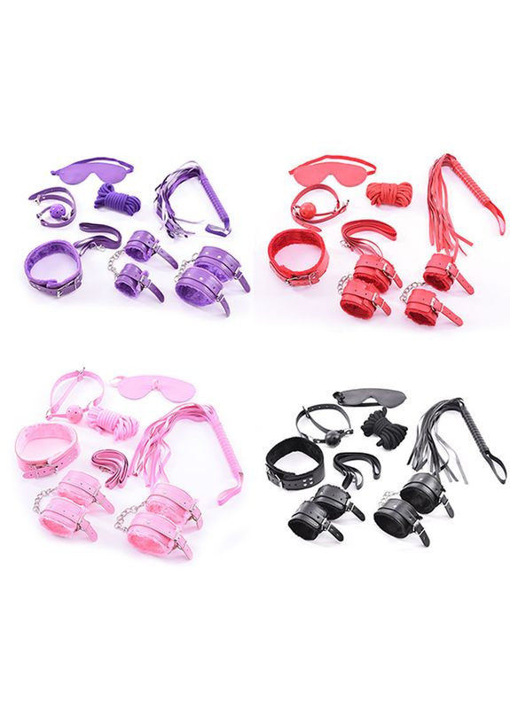 БДСМ набор для ролевых садо-мазо игр Черный No Brand (340914435)