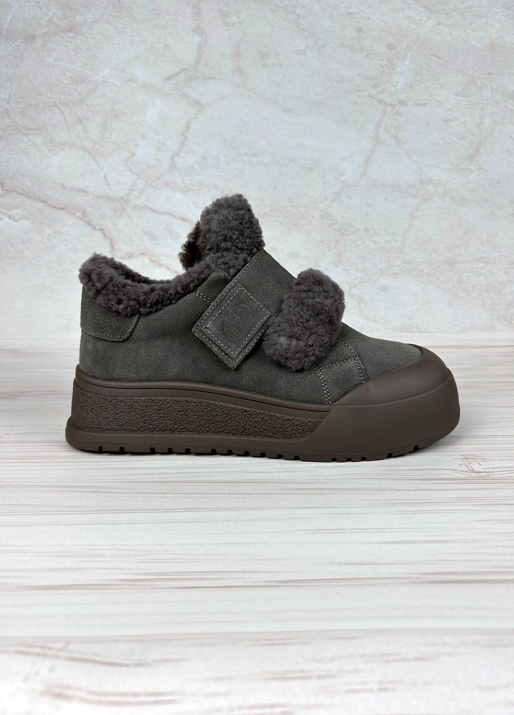 Угги из замши для женщин Hengji (365301152)