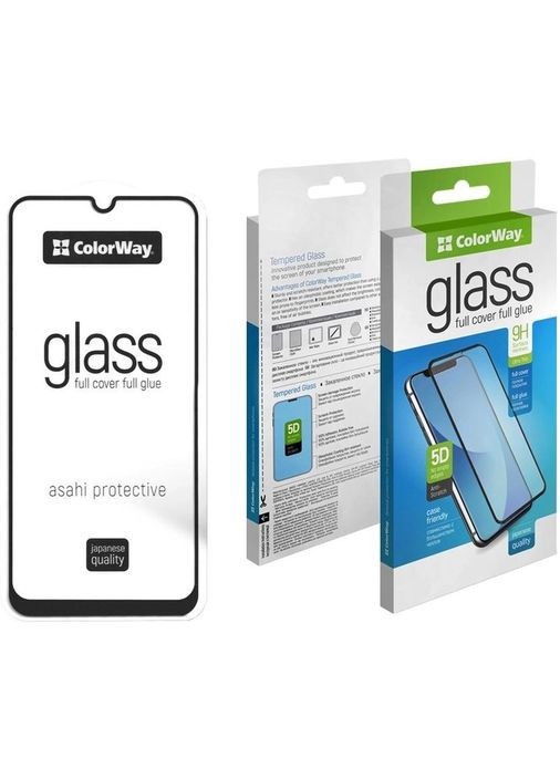 Захисне скло 9H FC Glue до Samsung Galaxy A15 Black (CW-GSFGSGA155-BK) Colorway (307436920)