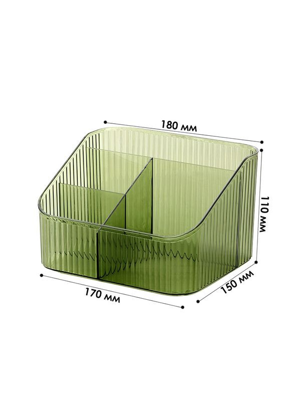 Органайзер 3343 Green настільний для косметики прикрас і канцелярії 5 шт. Lesko (352011874)