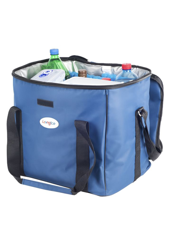 Термосумка Auto темно-синя 45 л 3945-3 Long Ice (317351535)