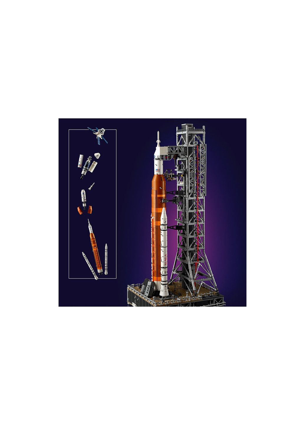Icons Система космического запуска NASA «Артемида» 3601 деталь (10341) Lego (315349414)