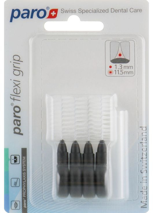 Межзубные щетки, хx-крупные? 11.5 мм Slider 4шт (578771-40454) Paro Swiss (368613690)