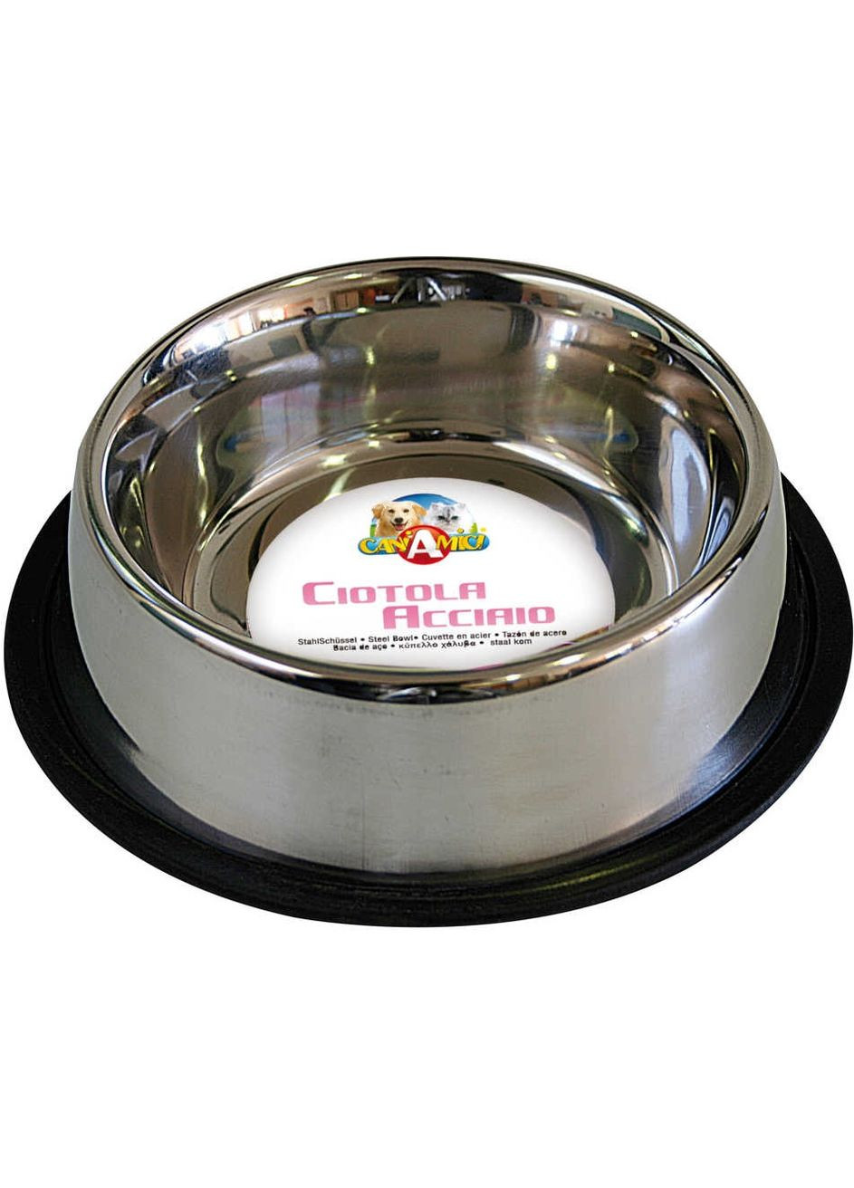 Миска Мас антискользящий металл 2.8 л 33 см (8023222002845) Croci (311216116)